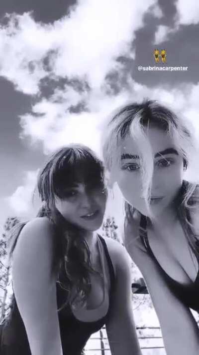 Sabrina Carpenter and her sister, Sarah