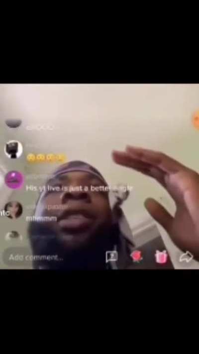 Bro is beating his shit