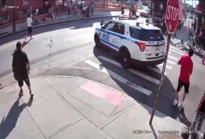 Criminal drives into mother pushing baby in stroller