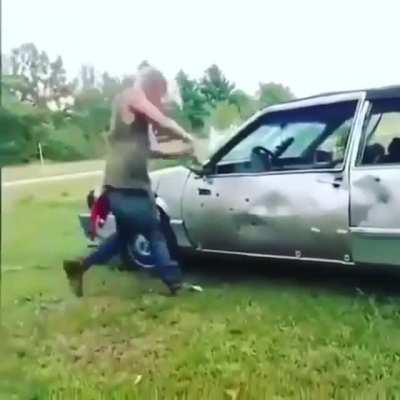 WCGW when destroying old car