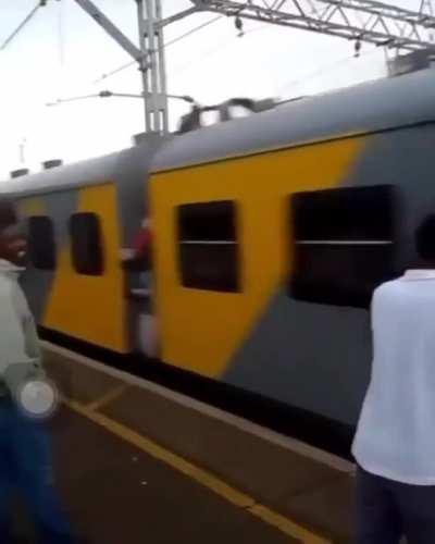 Man got slapped trying ....