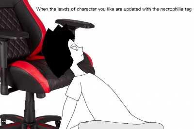 When the anime girl is dead 🥲