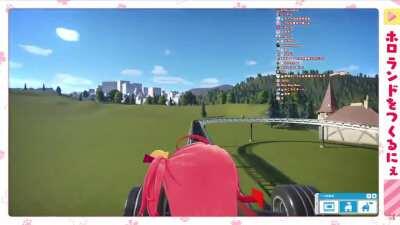 ELITE Miko testing out her new toys in Planet Coaster