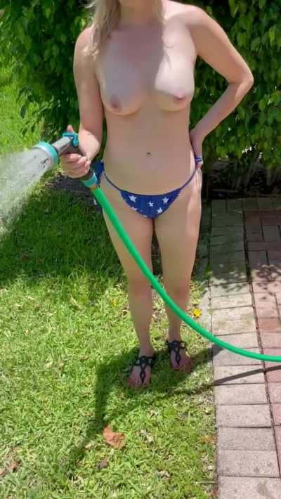 Taking care of my garden (36f)