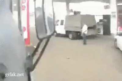 I do believe that gentleman would be startled