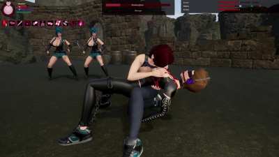 PvP battles in fight club AI sex simulator game