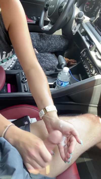 Something different outside of his work place 🙃