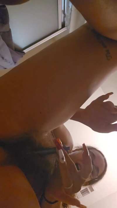 Somebody invited me here and asked me to show how I use tampons with my nails