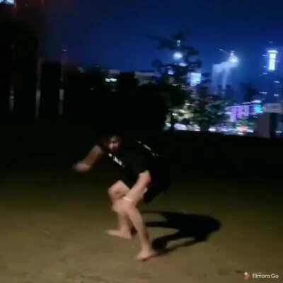 HMB while I demonstrate my martial arts skill