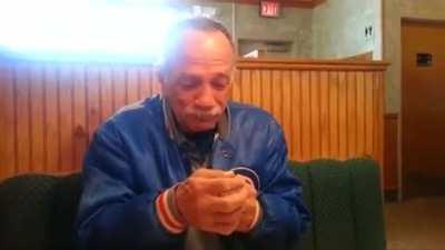 Adorable Grandpa reaction to pregnancy report of his Daughter.