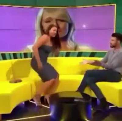Twerking on live TV 
