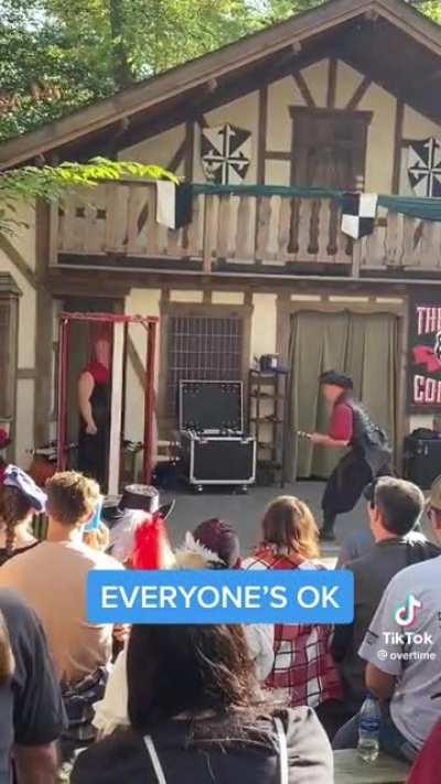 Throwing knives at a rotating target