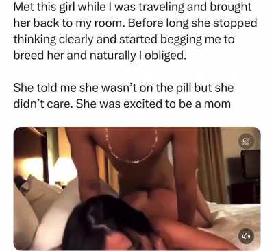 Breeding a girl while traveling