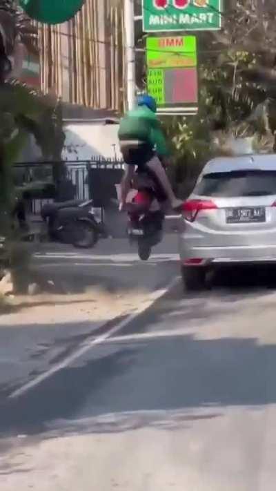 to illegally overtake a car