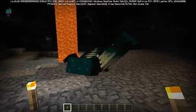 New video of the warden from a bedrock dev build