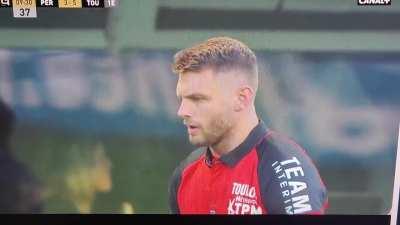 A rugby penalty kick