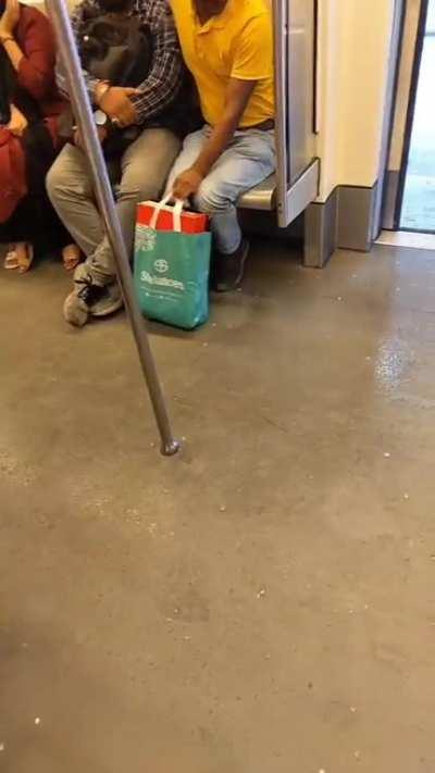 Today’s Hailstorm.. Arman Garh metro station.