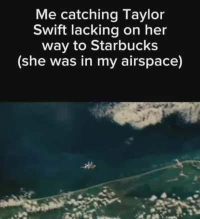 *radar warning goes off