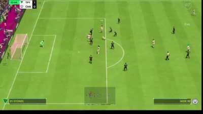 I call this the Domino defending tactic 