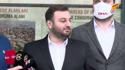 AK Partililerden İBB'ye protesto: 