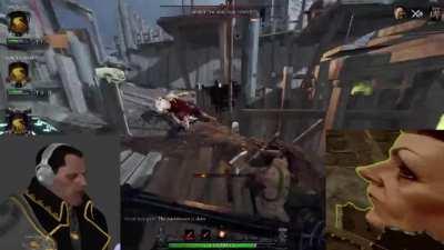 Saltzpyre clutches a game on WP while Sienna tells him to go to the bathroom