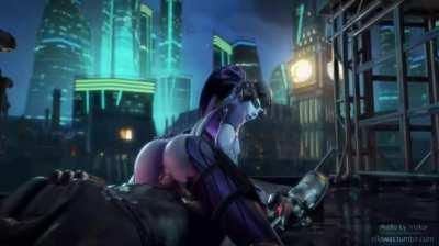 Widowmaker reverse riding Reaper (Ellowas)