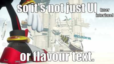 Shadow and the Weird In-Game Floating Titles