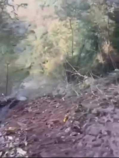 Road embankment collapses under the weight of a concrete mixer truck (2019)