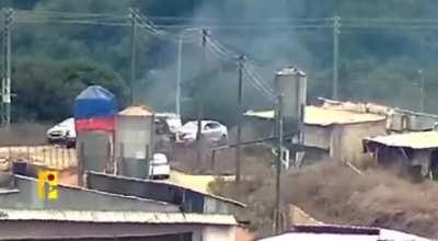 Hezbollah targeting IDF on the Lebanese borders (yes these are IDF because there is no Israeli civilians on the Lebanese Israeli borders) 12-11-2023