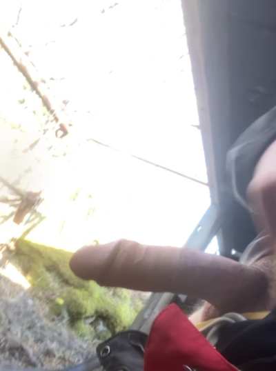 I just said ‘fuck it’ and whipped out my cock at the bus stop!🚦