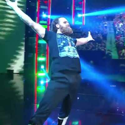 Sami Zayn got a little too excited in his hometown🍆