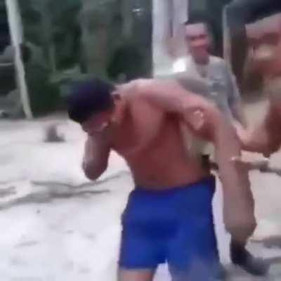 Fun of Brazilian soldiers