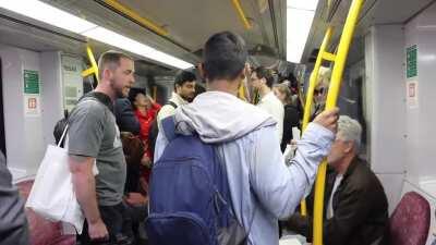 Preacher faces backlash on train in Sydney