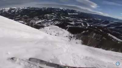 Atleast he apologized on the way down lol