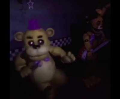 The animatronics do get a bit quirky here at night