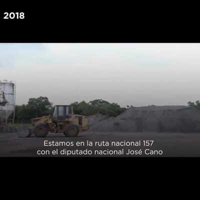 Ruta 157 re-pavimentación apropiada. Hemos vuelto para ser mejores.