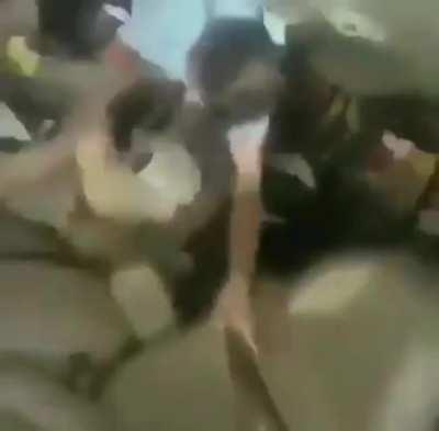 Using a selfie stick while driving