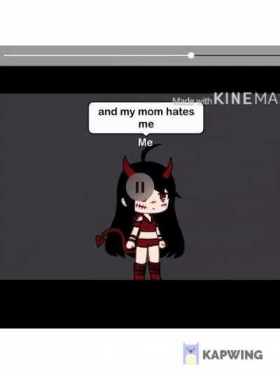 pretending to have depression is not cool (the kapwing watermark is because the video was turned upside down)