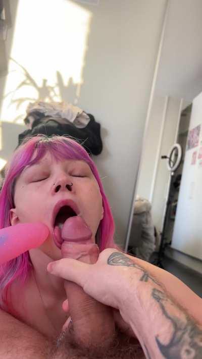 I can't believe how much he came 🥵