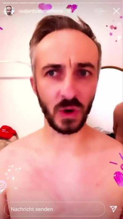 Kryptisches Video, welches Jan Böhmermann auf Telegram geteilt hat.