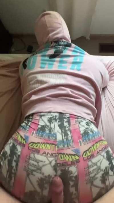 Clothed Assjob from Soft to Hard and he still couldn’t last a minute