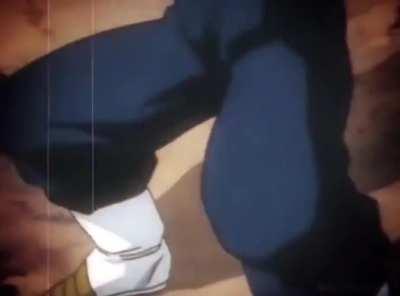 Goku: gives a very serious speech to vegeta about how they have to fuse to kill buu. Vegito 5 seconds later: