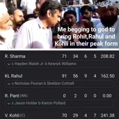 Ajao teeno apne form Mai Asia cup aur WC se pehle 