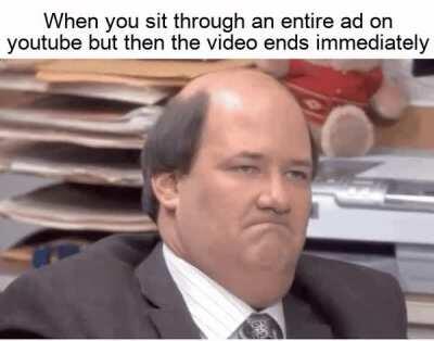 Utter disappointment and anger