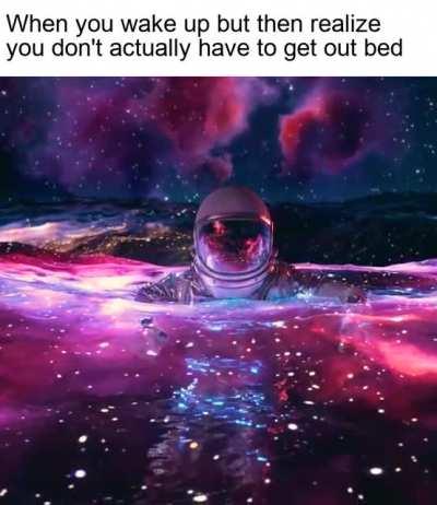 The best feeling in the world.