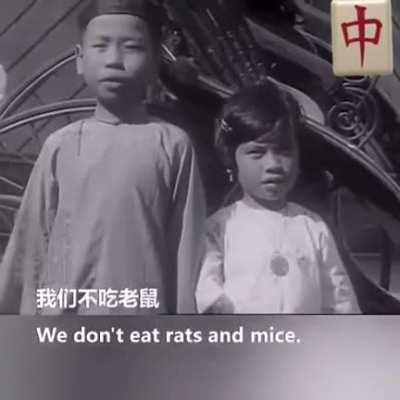 100 years old video of a chinese kid speaking english