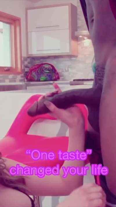 “It’s just one taste”