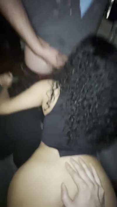 Spit roasting is definitely my favorite 🥰 love a cock in my mouth & pussy