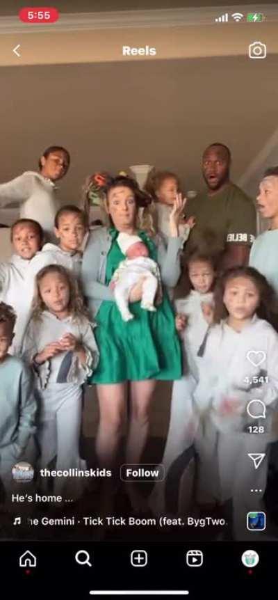 What better to do with a newborn who literally just got out of the NICU than clown him on the clock app