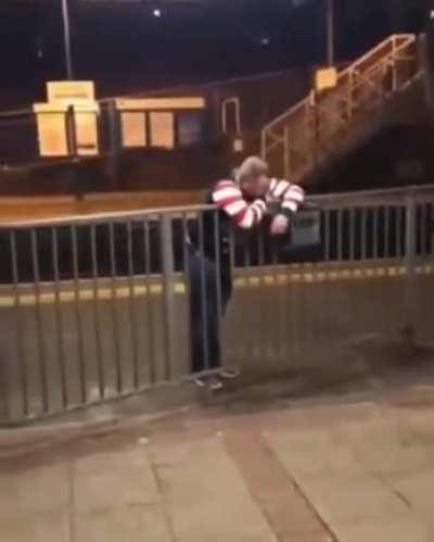 Showing my friends how high I can jump